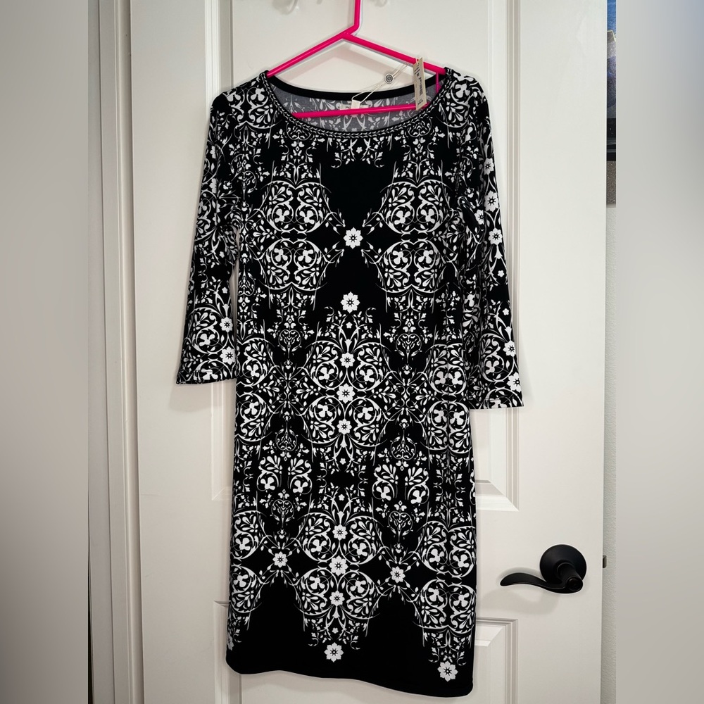 NWT Max Studio Black and White Women's Dress M